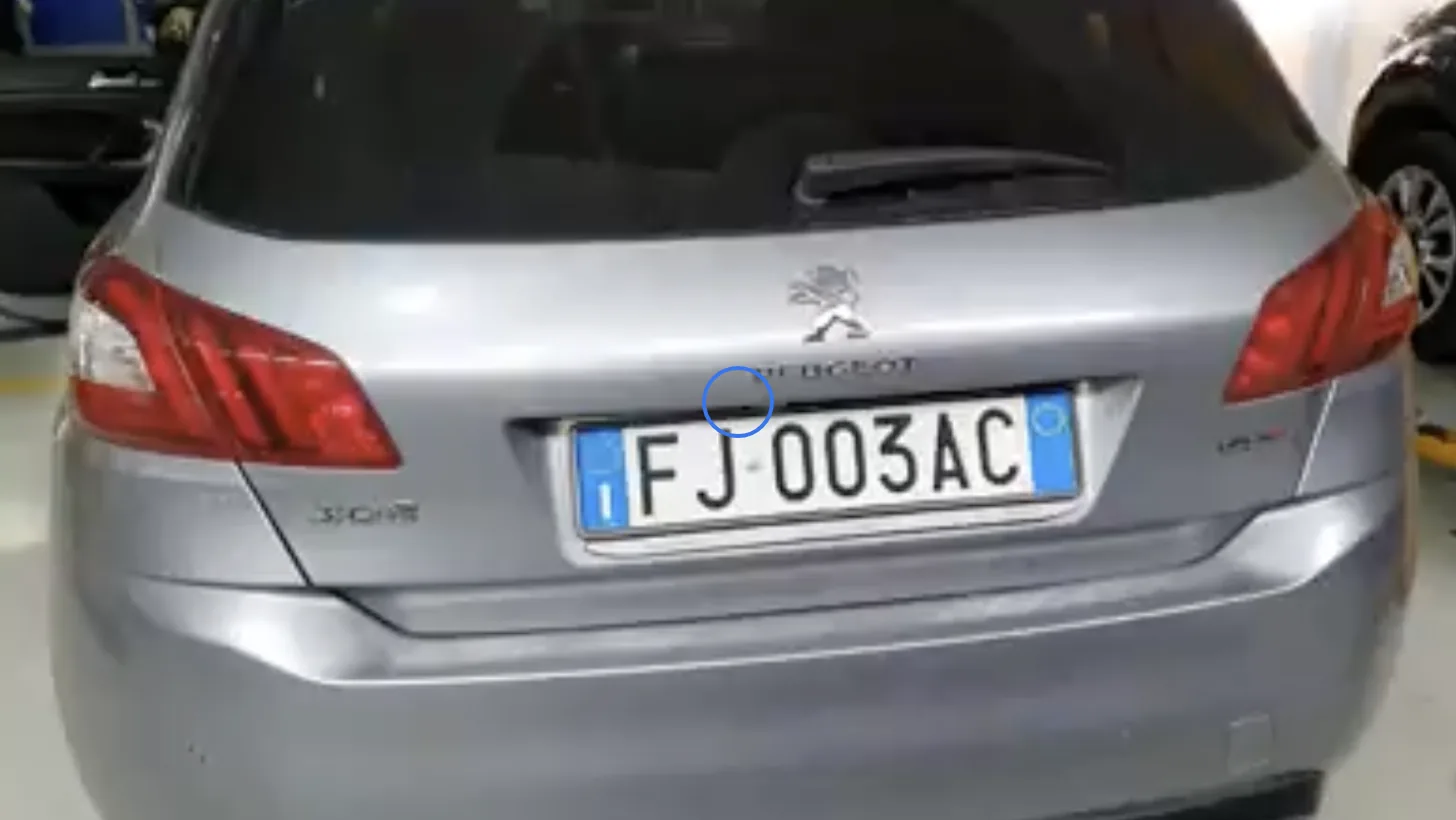Leva freno a Pavimento con Acceleratore sulla Leva freno